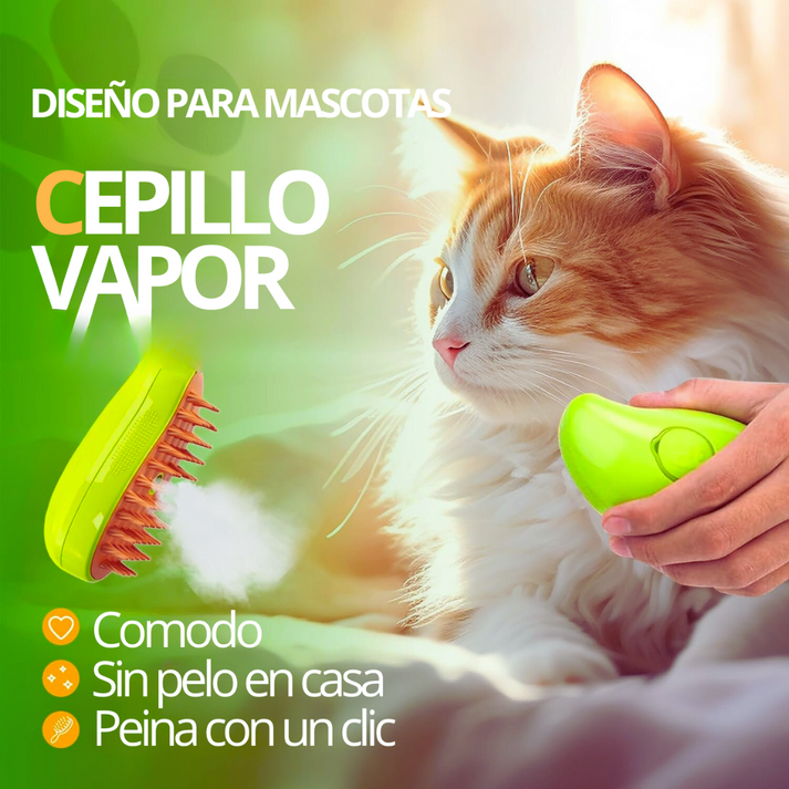 Cepillo a Vapor Para Mascotas SteamBrusher™